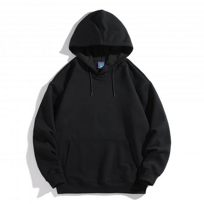 700 GSM Silver Fox Wool Unisex Pocket Hoodie