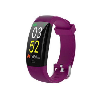 Intelligent Galaxy Chillband Wave Purple Ip-68 Waterproof, Unisex Design Watch