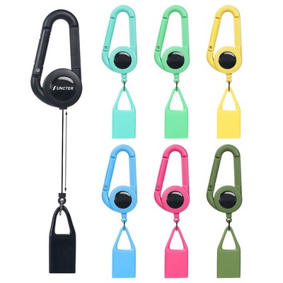 Retractable Lighter Holder Pull Leash Case Sleeve Cover